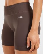 Adapt Seamless Shorts - Brown - Image 6
