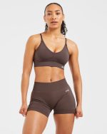 Adapt Seamless Shorts - Brown - Image 7