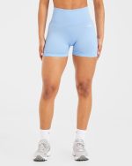 Empower Seamless Shorts - Sky Blue - Image 2