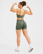 Adapt Seamless Shorts - Green - Image 7