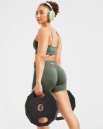 Adapt Seamless Shorts - Green - Image 8