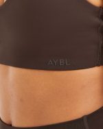 Staple Sports Bra - Coffee Brown - Image 6