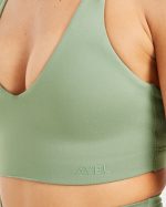 Staple Sports Bra - Olive Green - Image 5