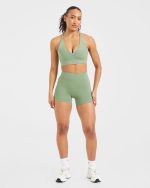 Staple Shorts - Olive Green - Image 3