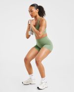 Staple Shorts - Olive Green - Image 8