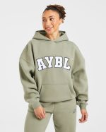 Varsity 2.0 Oversized Hoodie - Muted Olive