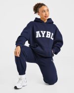 Varsity 2.0 Oversized Hoodie - Navy - Image 8