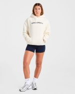 AYBL Sports Oversized Fleece Hoodie - Cream - Image 3