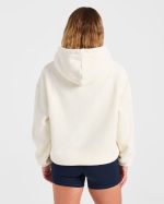 AYBL Sports Oversized Fleece Hoodie - Cream - Image 2