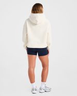 AYBL Sports Oversized Fleece Hoodie - Cream - Image 4
