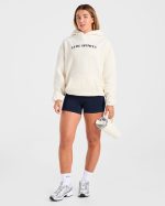 AYBL Sports Oversized Fleece Hoodie - Cream - Image 7