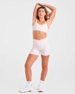 Sculpt Wrap Shorts - Iced Pink - Image 8