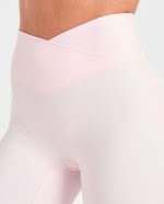 Sculpt Wrap Flared Leggings - Iced Pink - Image 5