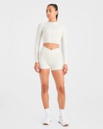 Sculpt Wrap Zip Up Jacket - Tofu - Image 3