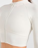Sculpt Wrap Zip Up Jacket - Tofu - Image 5