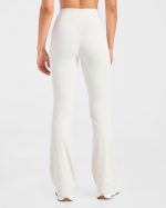 Sculpt Wrap Flared Leggings - Tofu - Image 2