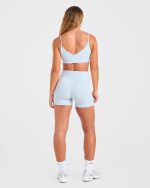 Sculpt Wrap Shorts - Iced Blue - Image 4