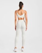 Sculpt Wrap Leggings - Tofu - Image 4