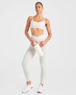Sculpt Wrap Leggings - Tofu - Image 7