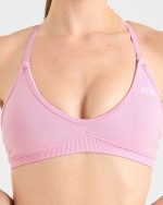 Adapt Seamless Strappy Sports Bra - Spring Pink - Image 5