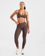 Adapt Seamless Leggings - Brown - Image 3
