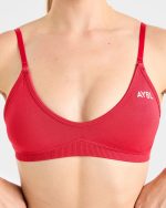 Adapt Seamless Strappy Sports Bra - Salsa Red - Image 5