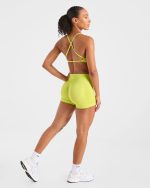 Adapt Seamless Shorts - Lime Green - Image 4