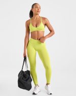 Adapt Seamless Leggings - Lime Green - Image 8