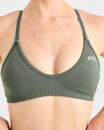 Adapt Seamless Strappy Sports Bra - Green - Image 5