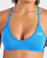 Adapt Seamless Strappy Sports Bra - Spring Cobalt - Image 5