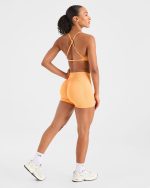 Adapt Seamless Shorts - Bright Orange - Image 4