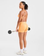 Adapt Seamless Shorts - Bright Orange - Image 8
