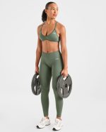 Adapt Seamless Leggings - Green - Image 7