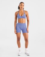 Adapt Seamless Shorts - Iris Blue - Image 3