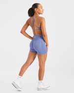 Adapt Seamless Shorts - Iris Blue - Image 4