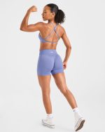 Adapt Seamless Shorts - Iris Blue - Image 8