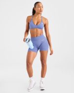 Adapt Seamless Shorts - Iris Blue - Image 7