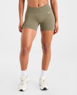 Adapt Seamless Shorts - Muted Olive - Image 2