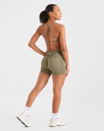 Adapt Seamless Shorts - Muted Olive - Image 4