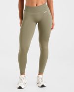 Adapt Seamless Leggings - Muted Olive - Image 2