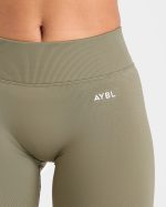 Adapt Seamless Leggings - Muted Olive - Image 5