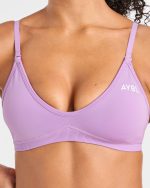 Adapt Seamless Strappy Sports Bra - Spring Lilac - Image 5