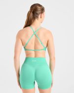 Adapt Seamless Strappy Sports Bra - Spring Mint - Image 2
