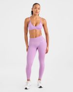 Adapt Seamless Leggings - Spring Lilac - Image 3
