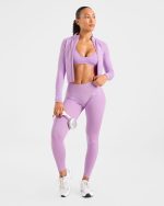 Adapt Seamless Leggings - Spring Lilac - Image 7