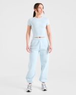 Sports Club Baby Tee - Baby Blue - Image 3