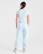 Sports Club Baby Tee - Baby Blue - Image 4