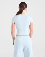 Sports Club Baby Tee - Baby Blue - Image 2
