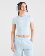 Sports Club Baby Tee - Baby Blue - Image 7