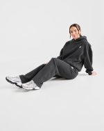 Retro Athletics Oversized Straight Leg Joggers - Charcoal - Image 8